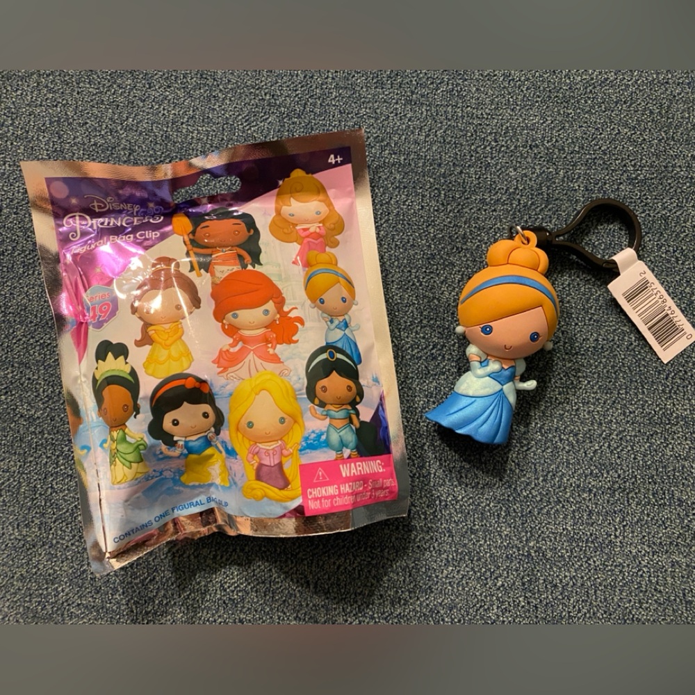 Disney Princess Figural Bag Clip ( series 49): Princess Cinderella